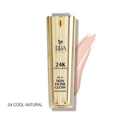 24K Gold & Roses – Radiant Glow Foundation SPF 30