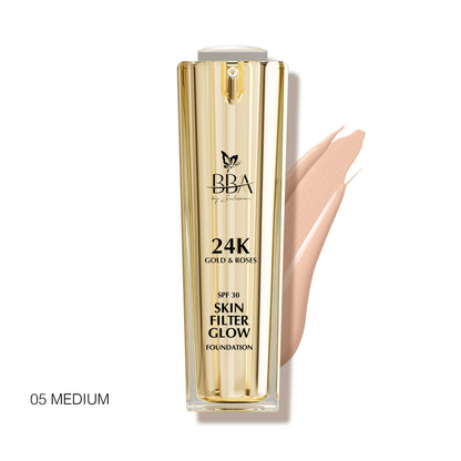 24K Gold & Roses – Radiant Glow Foundation SPF 30