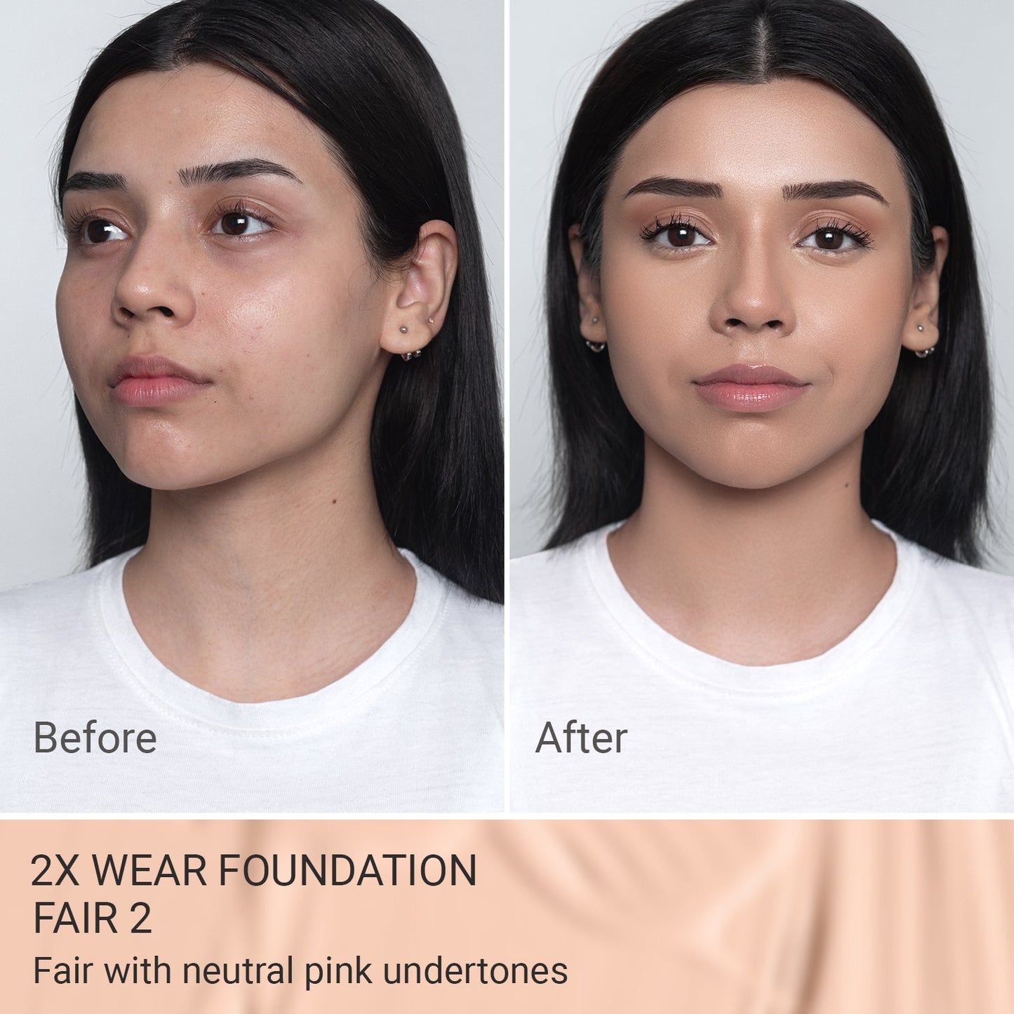 2X Wear – Long-Lasting Foundation