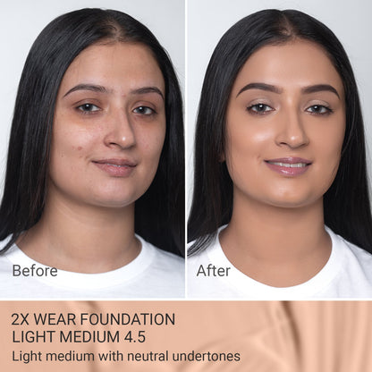 2X Wear – Long-Lasting Foundation
