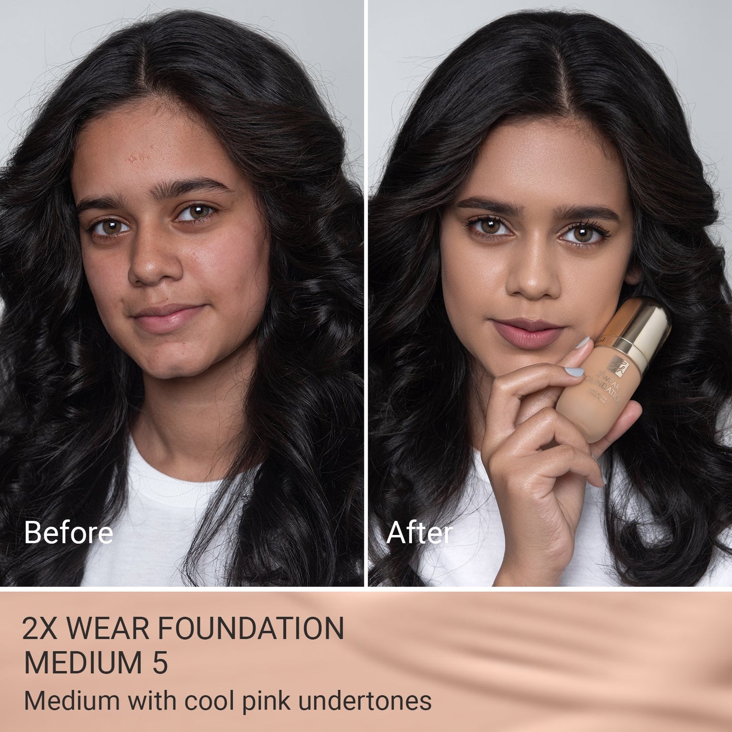 2X Wear – Long-Lasting Foundation
