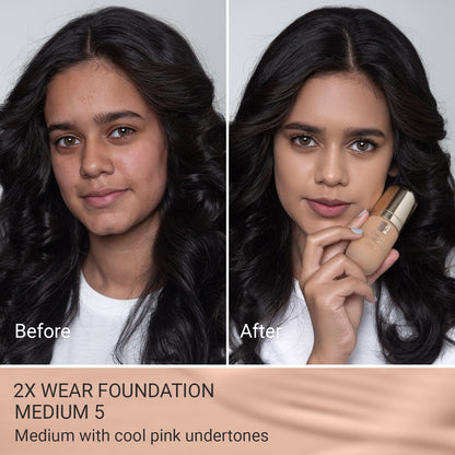 2X Wear – Long-Lasting Foundation