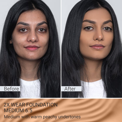 2X Wear – Long-Lasting Foundation
