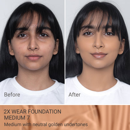 2X Wear – Long-Lasting Foundation