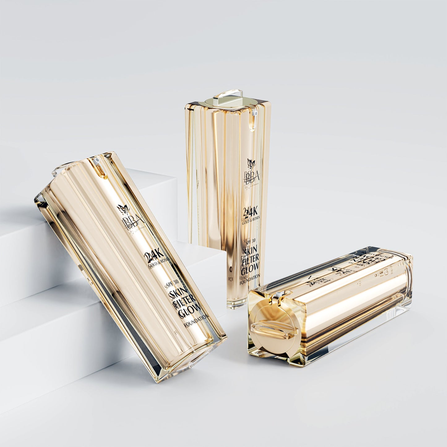 24K Gold & Roses – Radiant Glow Foundation SPF 30